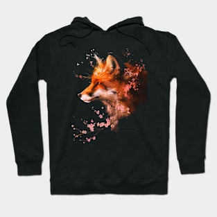 Enchanting Mystery Fox And Flowers Hoodie